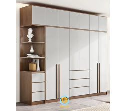 TỦ QUẦN ÁO CÁNH KÉO MDF CHỐNG ẨM TRIỀU ĐẠI PHỦ MELAMINE ĐƠN GIẢN