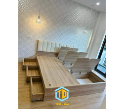 GIƯỜNG NGỦ HỘP MDF TRIỀU ĐẠI