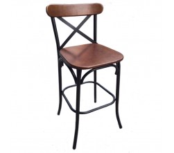 Ghế Bar chữ X chân sắt