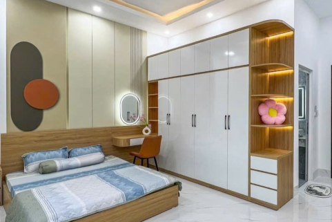 Bàn Giao Combo Nội Thất Phòng Ngủ MDF Chống Ẩm – Không Gian Sống Đúng Ý Cùng NỘI THẤT TRIỀU ĐẠI