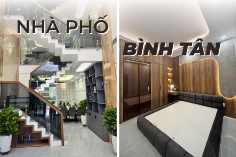 Thiết Kế & Thi Công Nội Thất Nhà Phố Bình Tân – Phòng Ngủ & Bếp Hiện Đại, Tiện Nghi